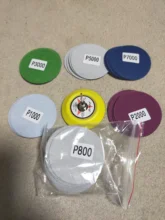 Surtido de lijas en seco y húmedo, disco de lijadora de arena 80-7000, 3 pulgadas, 75mm, con gancho y almohadilla de lijado de bucle para madera, 50 Uds.