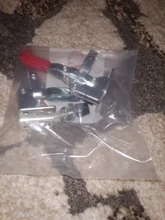 Abrazaderas de palanca de liberación rápida Horizontal para carpintería, GH-201A, 27kg, GH101A50Kg, 1 Uds.