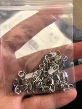 Conectores de joyería de cobre chapados en oro y plata de 20p, hebilla, cierres de langosta con anillo de salto, cuentas, engarce, cadena a presión para collar