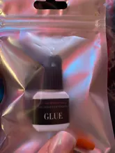 Pegamento para pestañas individuales para principiantes, adhesivo de pegamento para extensión de pestañas de secado lento sin estimulación, bajo olor negro, 5ML