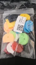 24 tapas de llaves con cubierta de llave Flexible para una fácil identificación de llaves de puerta, Multicolor