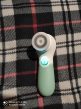 Cepillo eléctrico de silicona para limpieza Facial, cepillo limpiador de poros faciales, masajeador con Estuche De Viaje