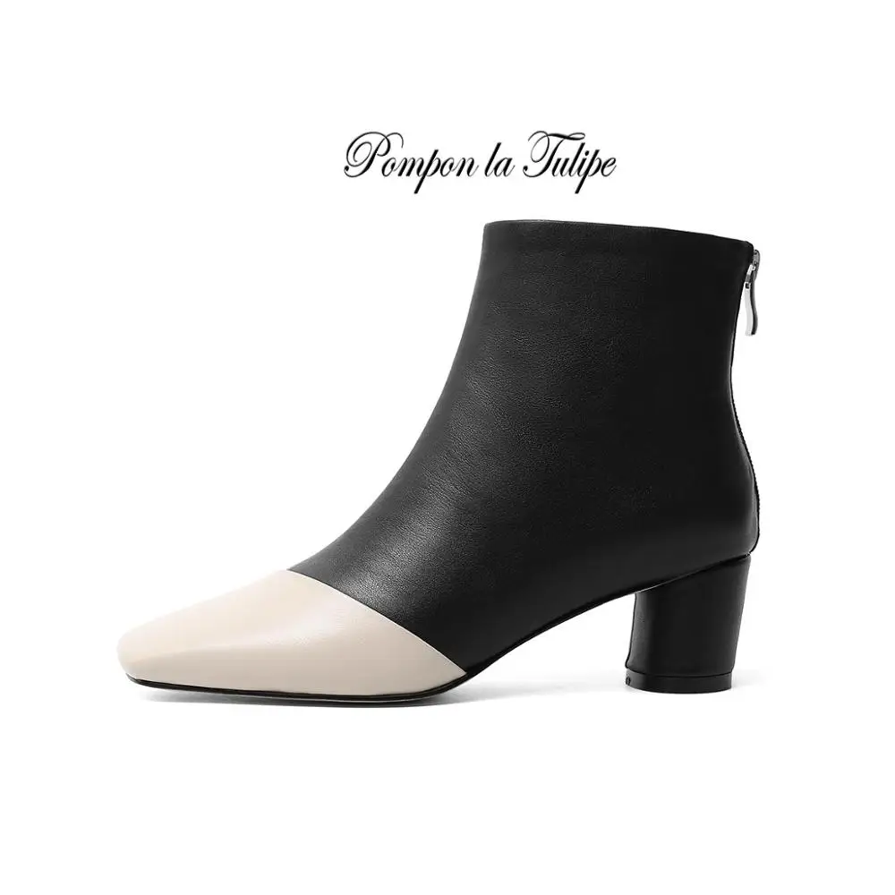 BHS 9011235 Stylish Classic Elegant Zipper Genuine Cow Leather Mix Color 5CM Marching Mid Calf Ladies Shoes Fashion Women Boots
BHS 9011235 Stylish Classic Elegant Zipper Genuine Cow Leather Mix Color 5CM Marching Mid Calf Ladies Shoes Fashion Women Boots