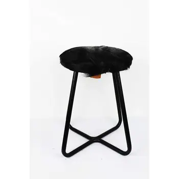 Zerimar stool upholstered goatskin and metal feet 30x30x45cm
Zerimar stool upholstered goatskin and metal feet 30x30x45cm