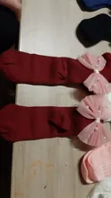 Calcetines de algodón con lazos para niñas bebé, tobilleros, bonitos