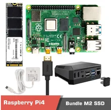 Raspberry Pi 4 Model B with Essential Accessories+HDMI Cable for Argon One M.2+Case +SSD Memory +Power Adaptor
Raspberry Pi 4 Model B with Essential Accessories+HDMI Cable for Argon One M.2+Case +SSD Memory +Power Adaptor