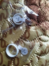 Anillos de cerámica de cristal Simple para mujer, alta calidad, estilo Simple, blanco y negro