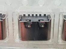 10 unids/lote tipo C 6 Pin USB SMT Socket conector USB 3,1 tipo C hembra colocación SMD DIP para diseño de PCB de alta corriente de carga