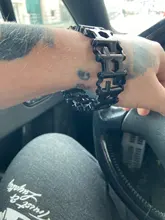 Pulsera multifunción de acero inoxidable para bicicleta, Kit de herramientas de conducción de perno, pulsera de banda de rodadura, herramienta fácil de usar para exteriores