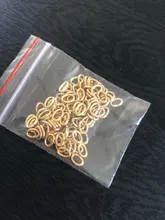 Anillos de acero inoxidable ovalados y dorados fuertes, conectores de anillos partidos para hacer joyas, pulseras, collares, accesorios, 100 Uds.