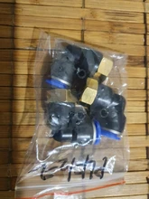 Conector neumático rápido PCF PC PL SL PB 4MM-12mm, tubo de manguera, conexión de aire 1/4 1/8 3/8 1/2 BSPT, acoplador de tubo de rosca macho, 1 Uds.