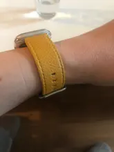 Reloj inteligente Apple Watch banda SERIE DE gomillas 6 iPhone 5 4 3 2 1 correa de cuero de 44mm, 42mm, 38mm 40mm