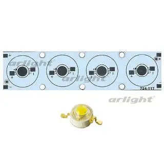 027694 board 100x25-4е-mono emitter (4x led, 724-117)-1 pc Arlight 
027694 board 100x25-4е-mono emitter (4x led, 724-117)-1 pc Arlight