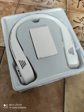 Ventilador pequeño para colgar en el cuello, Mini accesorio portátil con USB, sin hojas, silencioso