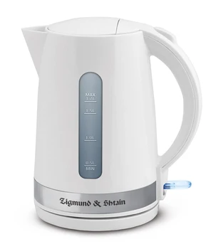 

Electric kettle Zigmund & shtain ke-617 white plastic