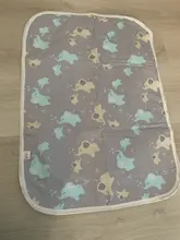 Alfombrillas reutilizables para cambiar pañales de bebé, cubierta de colchón para cambiar pañales de algodón para recién nacido, impermeable