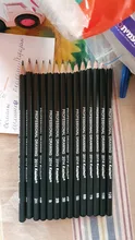 14 unids/pack pluma de dibujo Ultra fina línea tinta para marcador negro dibujo pluma 6H 4H 2H HB B 2B 3B 4 B 5B 6B 7B 8B 10B 12B arte marcador lápiz