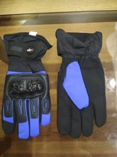 Guantes de motocicleta para carreras, impermeables, a prueba de viento, de cuero cálida, para ciclismo, frío, para invierno, envío gratis