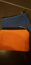 DIY simple de lona de algodón puro cremallera moneda bolsa dinero de bolsillo los hombres de las mujeres mano moneda monedero pequeño, cartera chico