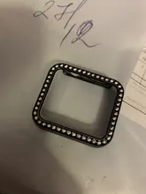 Funda protectora de diamante para Apple watch, carcasa de 44mm, 40mm, 42mm y 38mm para Apple watch band 5 4 3 2 1