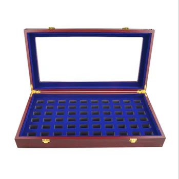 53 Holes Wooden Display Box Case for Championship Ring
53 Holes Wooden Display Box Case for Championship Ring