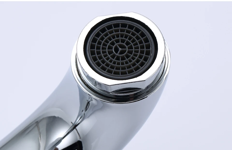 Potato Deck Mounted Zinc Alloy Kitchen Faucet Cold and Hot Water Tap 360 Degree Swivel mixer Sink Faucet p59214