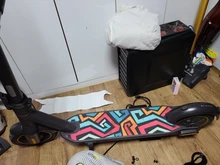 DIY, pegatina de papel de lija para Pedal de Scooter, para monopatín eléctrico NINEBOT MAX G30, piezas de pegatinas protectoras antideslizantes para patines