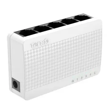 Switch Tenda S105V10.0 5 ports 10/100 Auto Mdi/Mdix 5V / 0 computer networks
Switch Tenda S105V10.0 5 ports 10/100 Auto Mdi/Mdix 5V / 0 computer networks