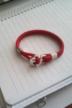 NIUYITID 2019 nueva cuerda de hilo rojo pulseras de mujer brazalete de ancla de encanto pirata en la mano