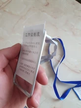 Portatarjetas de aleación de aluminio de alta calidad, funda para tarjeta de identificación, trabajo de Metal, identificación, 1 Uds.