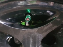 Juego de tapas de válvula antirrobo de aluminio para neumáticos de coche, tapas herméticas de aire para Mitsubishi ASX Lancer Pajero Outlander, 1 Juego