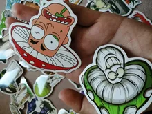 Pegatinas de dibujos animados de setas para teléfono y portátil, 50 Uds.