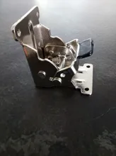 De hierro bisagra plegable pata de la Mesa entre corchetes plegable para silla de mesa de extensión mesas plegable auto bloqueo doble pies bisagras