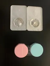 2021 nuevo magistrado contactos de Color cosméticos naturales hermosa alumno lentes de contacto de Color de ojos con contenedor de 1 par