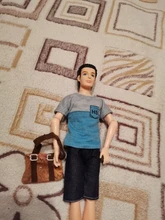 1 Set Ken muñeca de moda desgaste diario estudiante traje con cosméticos mochila Hombre Ropa de la muñeca 1/6 Ken accesorios ropa de muñecas