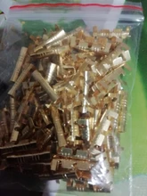 Terminal en forma de U, conectores de insertos en frío, terminal de fascia de dientes pequeños, 100-0,5 mm2, unids/lote