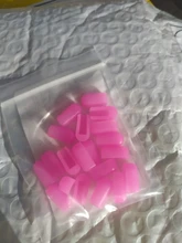 Tapa de extremo de tira de luces LED, accesorios flexibles de hebilla de silicona para luz de neón, 12V, 24V, 220V, serie 2835, 6x12mm, 8x16mm