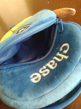 Mochila De felpa de la patrulla canina para niños, morral de felpa con ilustración de personajes de dibujos animados Marshall, bolso escolar para guardería, regalo para niños