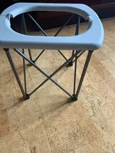 Asiento móvil de emergencia para exteriores, inodoro, asiento plegable multifunción, silla para asiento de inodoro para Camping, senderismo, viajes, coche de viaje portátil