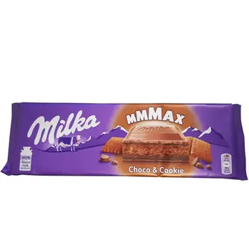 Milka Choco & Cookie MAX size, 250 gr 
Milka Choco & Cookie MAX size, 250 gr
