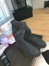 Botas De nieve aterciopeladas para Mujer, Zapatos cálidos De ante, a la moda, para invierno, 2020