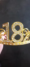 Diadema de corona de princesa para 18 cumpleaños, diadema de corona de cristal para boda, accesorio para el pelo decoración para boda cumpleaños, suministros para fiesta