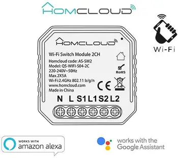 Switch Module intelligent Wi-Fi 2 channel recessed
Switch Module intelligent Wi-Fi 2 channel recessed