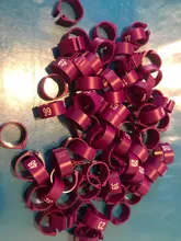 Clip-Rings Bird Pigeon-Colored 12MM 14MM Plastic for 100pcs No.1-100