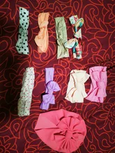 3 unids/set Floral arcos diadema bebé diademas de chica de elástico Bowknot bebé banda de pelo turbante conjunto, accesorios para el cabello para chicas