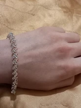 Pulsera de oro rosa de Color plateado para mujer, colgante de corazón de cristal, pulsera de mujer, joyería fina de Boda nupcial, regalo