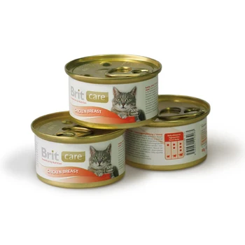 Brit canned D/cats Brit care chicken breast chicken breast, 80g-12 PCs
Brit canned D/cats Brit care chicken breast chicken breast, 80g-12 PCs