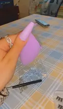 Milagro 1 Uds polvo esponja de maquillaje Puff en seco y en húmedo combinado maquillaje de belleza de calabaza en polvo Puff corte biselado de esponja herramientas