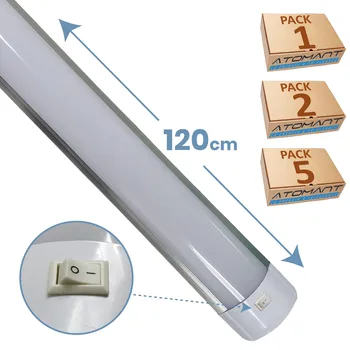 LED ATOMANT®120cm 40w integrated T8 LED display with switch cool white color 6500K a ++ lighting Home Lights kitchen
LED ATOMANT®120cm 40w integrated T8 LED display with switch cool white color 6500K a ++ lighting Home Lights kitchen