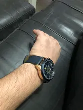 CURREN-Reloj deportivo para hombre, pulsera de cuero, deportivos, de piel militar, esfera de segundos/minutos, masculino